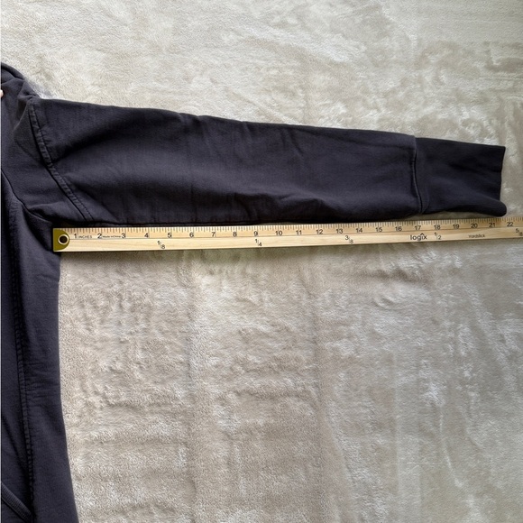 Prairie Underground Long Sleeve Zip Up Jacket Dress Dark Gray Cotton Size‎ L - Picture 7 of 7